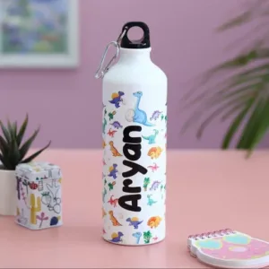 JMD Events Customized Water Bottle Name, TEXT Water Bottle Sipper. Bottle gift For Kids, Friends, Sister, Brother, Wife