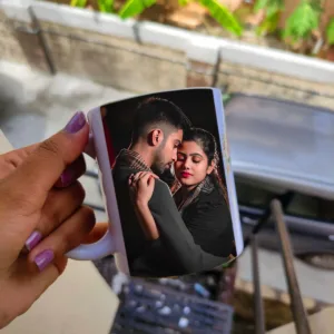 JMD Events Unique Personalised Photo Calendar Mug with Photo, and Special Date | Best Gift for Couples, Anniversary, Engagement, Newly Wedded Couple