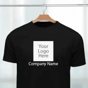 Giftella Customized Logo Black T-shirt