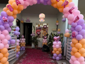 Welcome Baby Girl Entry Decoration