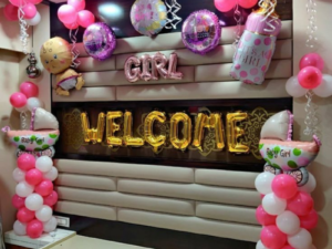 Welcome Baby Girl Decoration