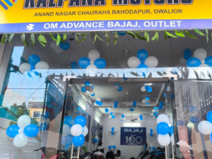 Corporate Showroom Opening Balloon Decoration – Bajaj Showroom | JMD Events Gwalior