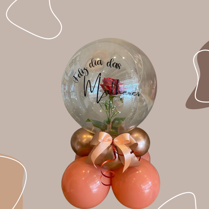 Rose-in-a-Balloon Gift Arrangement | Mother's Day