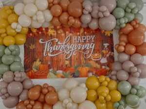 Autumn Thanksgiving Balloon Arch Backdrop Decoration | JMD Events