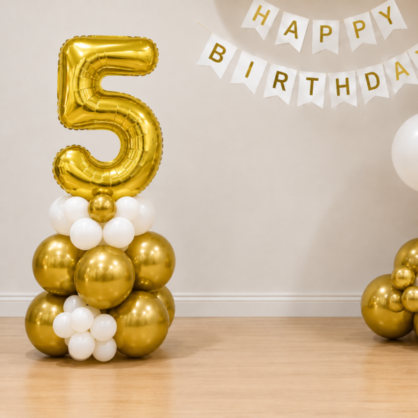 5th Birthday Party Balloon Decoration